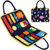 Thumbnail for Mind Kiddo® Busy Board Dressing And Buttoning Learning Toy