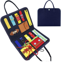 Thumbnail for Mind Kiddo® Busy Board Dressing And Buttoning Learning Toy