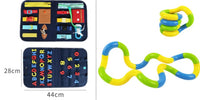 Thumbnail for Mind Kiddo® Busy Board Dressing And Buttoning Learning Toy
