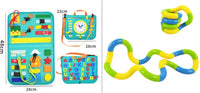Thumbnail for Mind Kiddo® Busy Board Dressing And Buttoning Learning Toy