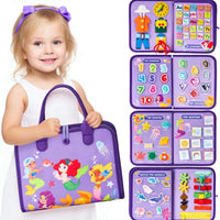 Thumbnail for Mind Kiddo® Busy Board Dressing And Buttoning Learning Toy