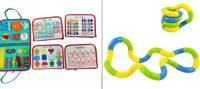 Thumbnail for Mind Kiddo® Busy Board Dressing And Buttoning Learning Toy