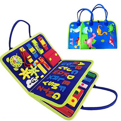 Mind Kiddo® Busy Board Dressing And Buttoning Learning Toy
