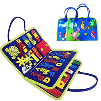 Thumbnail for Mind Kiddo® Busy Board Dressing And Buttoning Learning Toy