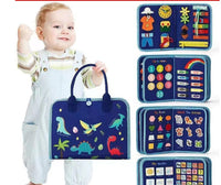 Thumbnail for Mind Kiddo® Busy Board Dressing And Buttoning Learning Toy