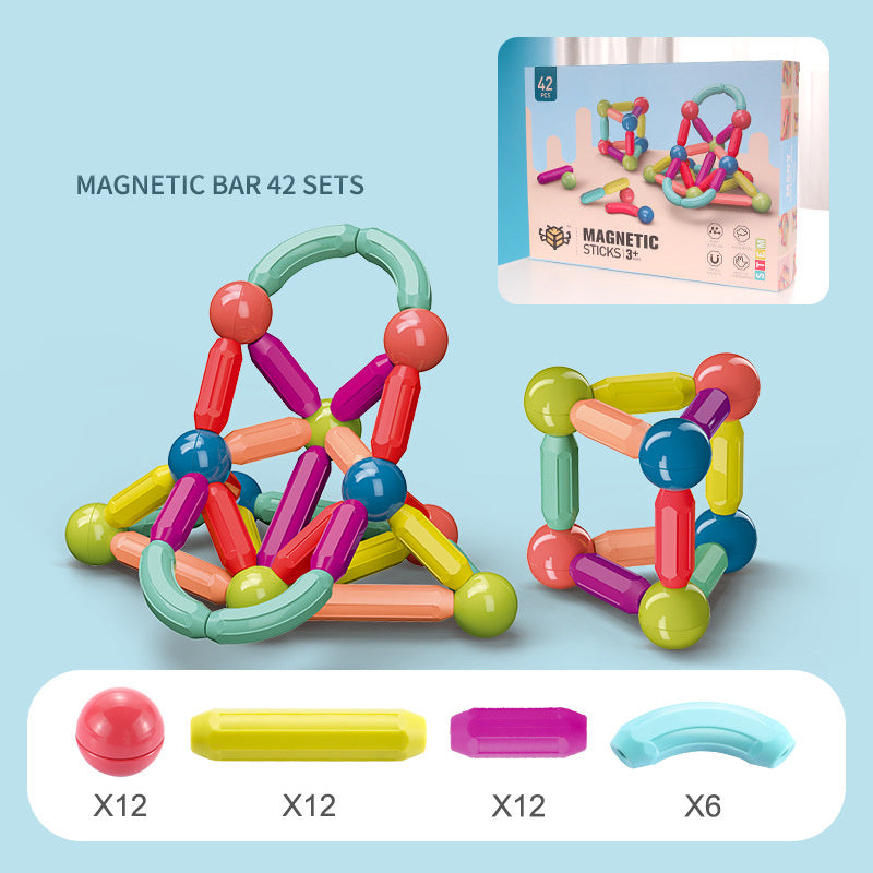 Mind Kiddo® Magnetic Stick Building Blocks Game Set