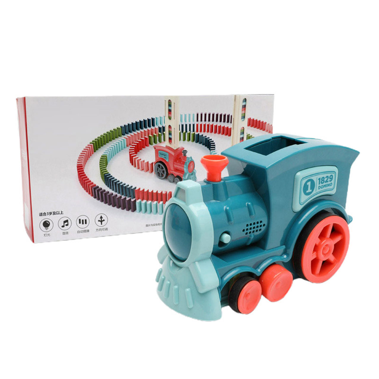 MindKiddo® Domino Train Toys