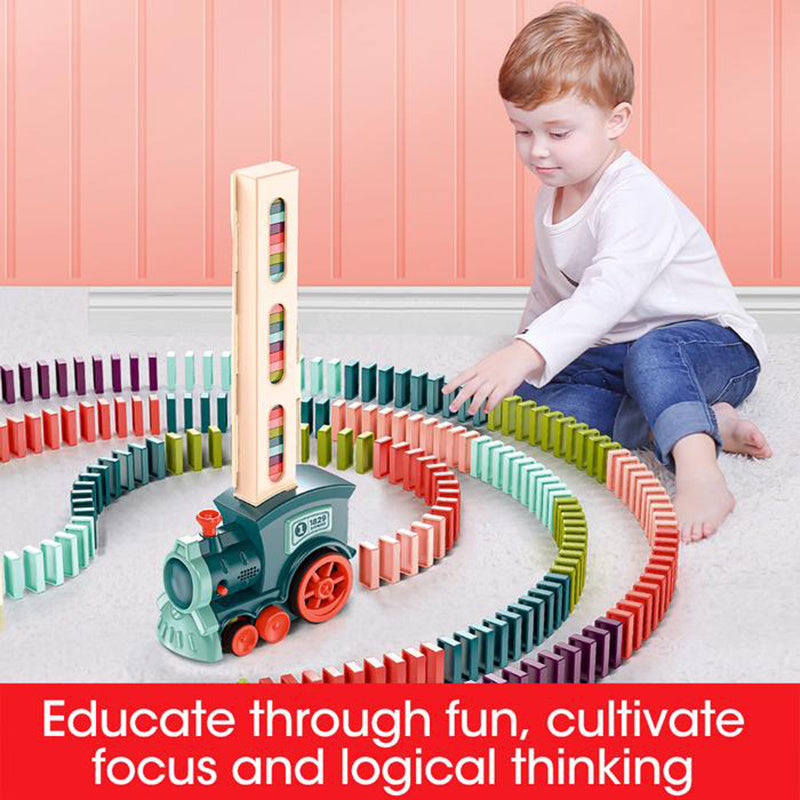 MindKiddo® Domino Train Toys